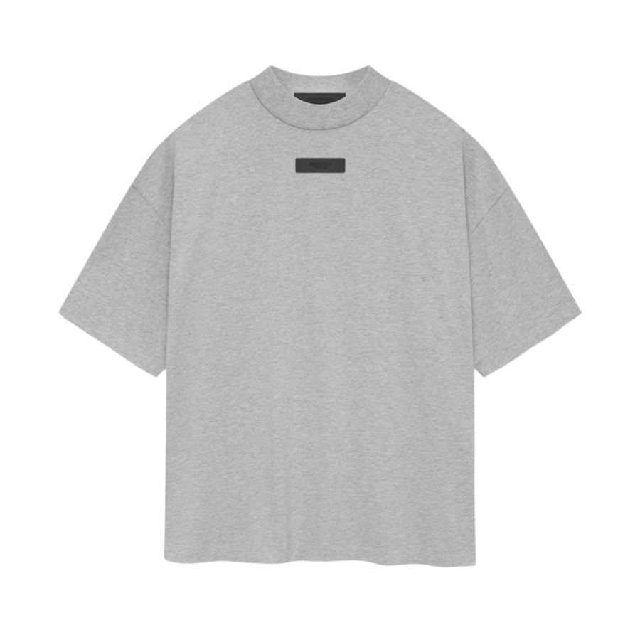 FEAR OF GOD ESSENTIALS Light Heather Grey Cotton-Blend Sweat Shirt