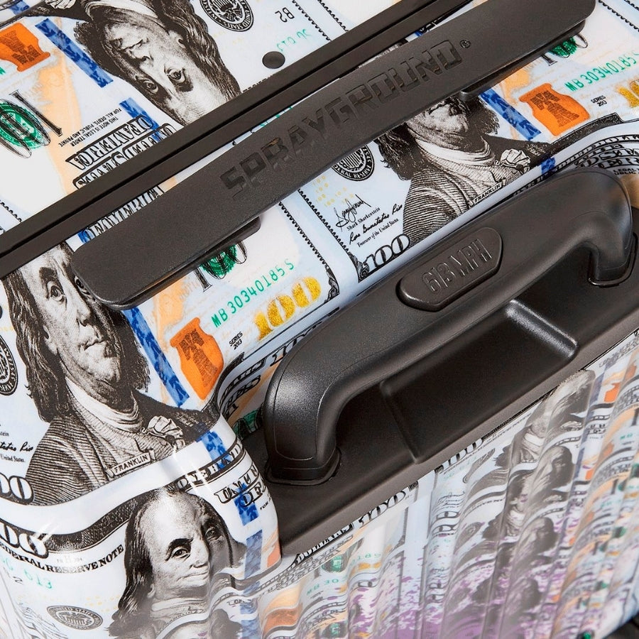 SPRAYGROUND MONEY SPLAT HARD SHELL CARRY-ON LUGGAGE