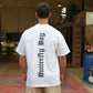 BUTTERFLY BOY T SHIRT - WHITE