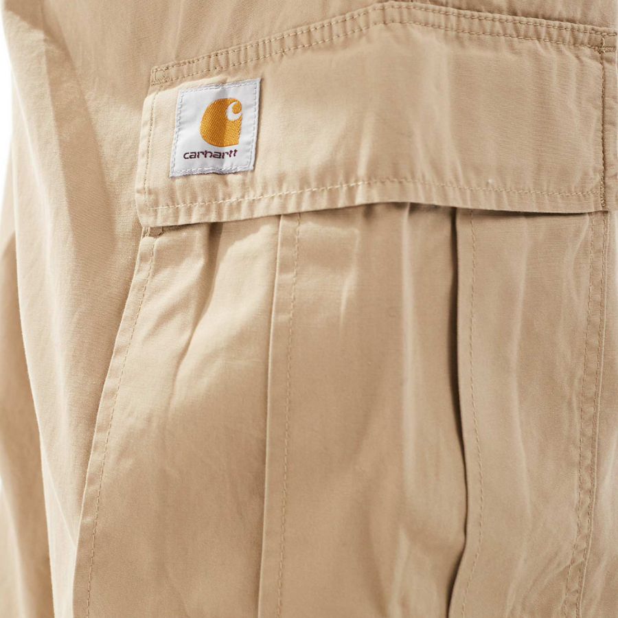 CARHARTT WIP CARGO TROUSERS IN BEIGE