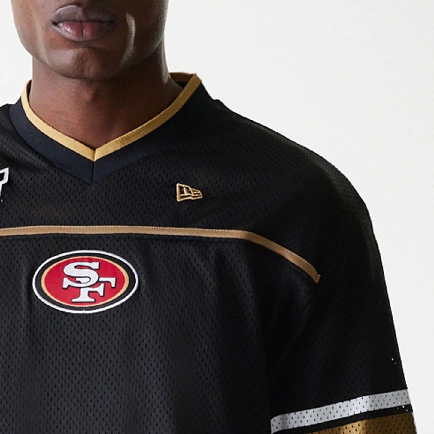 MESH NFL SAF49E BLK חולצת טי שירט שרוול קצר