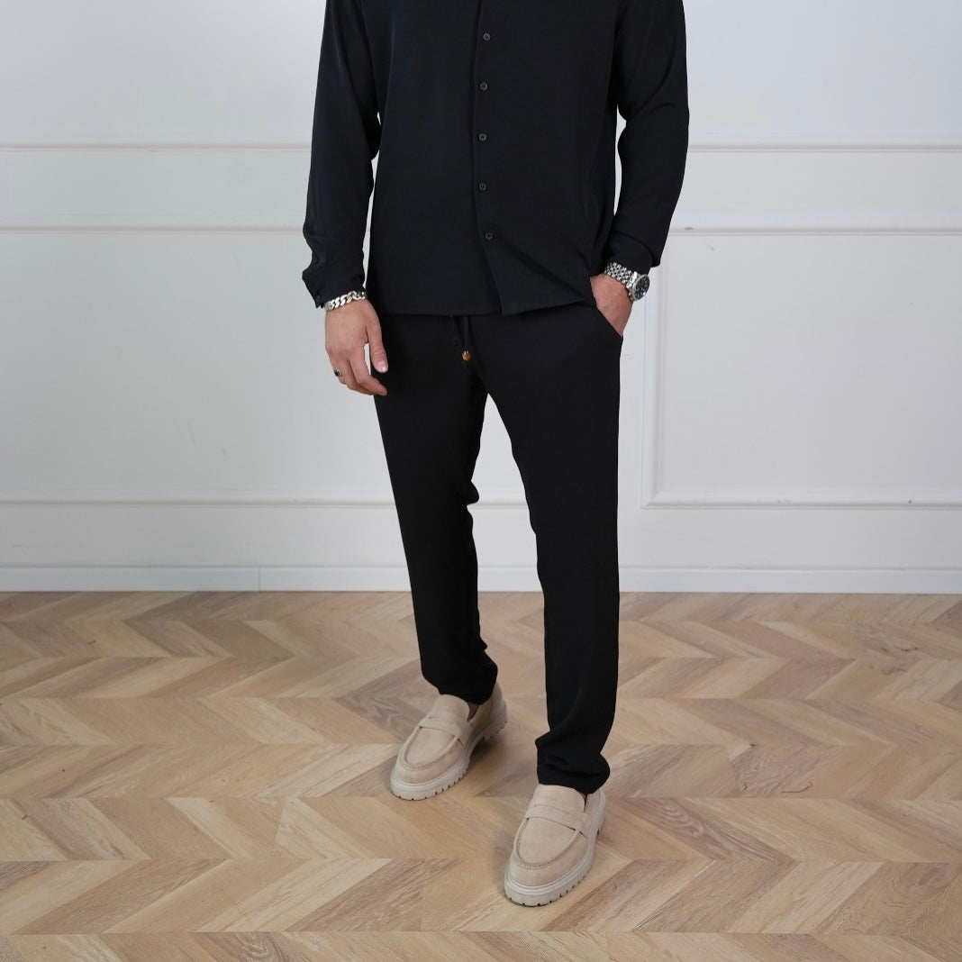 Elegant New York Shirt - Black