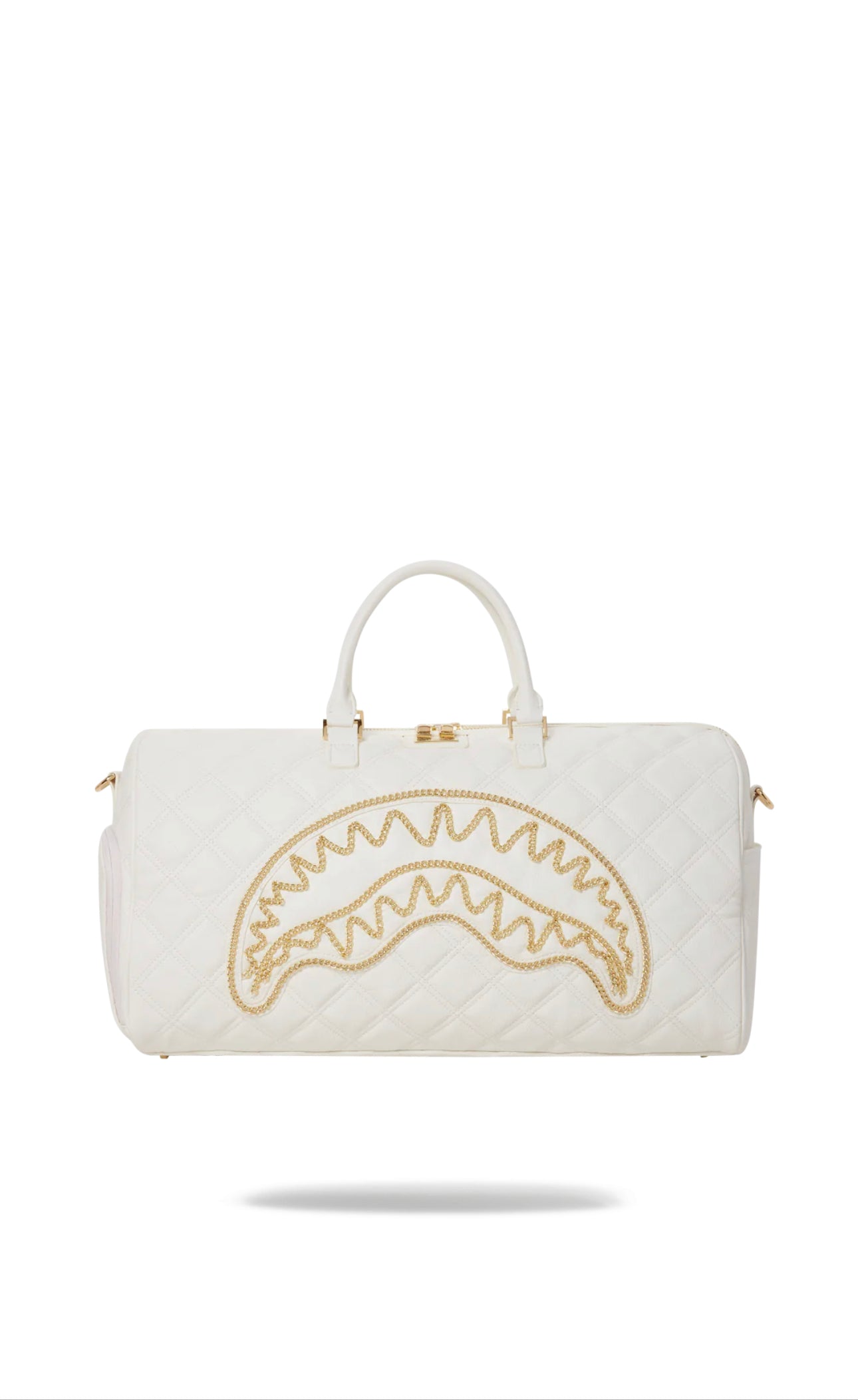 RIVIERA LE BLANC GOLD CHAIN SHARK DUFFLE