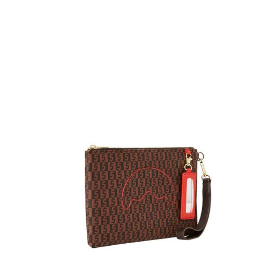 SPRAYGROUND MONEY CHECK CROSS-OVER CLUTCH