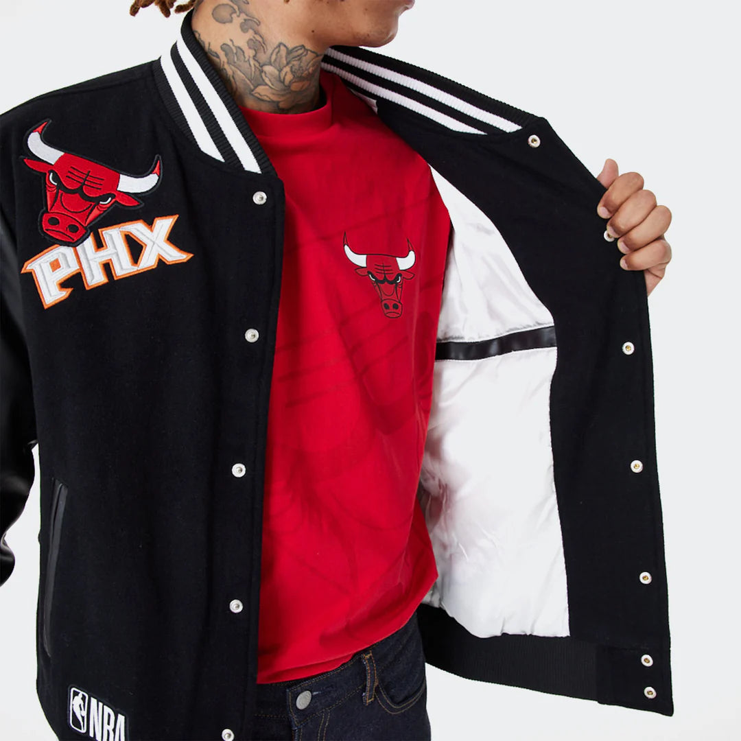 NBA BADGE VARSITY JACKET

New era