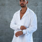 ELEGANT SHIRT WAFFLE - WHITE