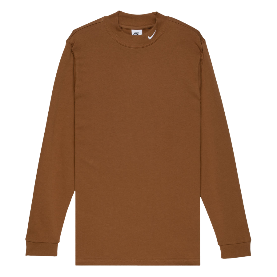 Nike Life Long-Sleeve Mock-Neck Shirt