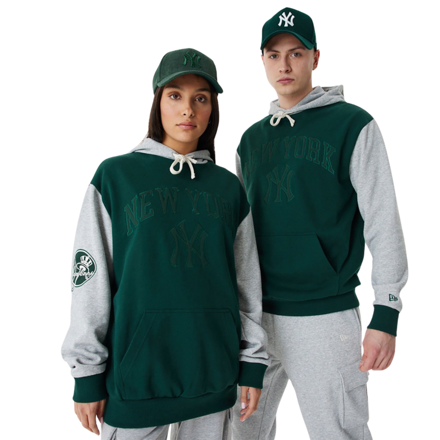 NEW ERA New York Yankees MLB Heritage Green Oversized Hoodie