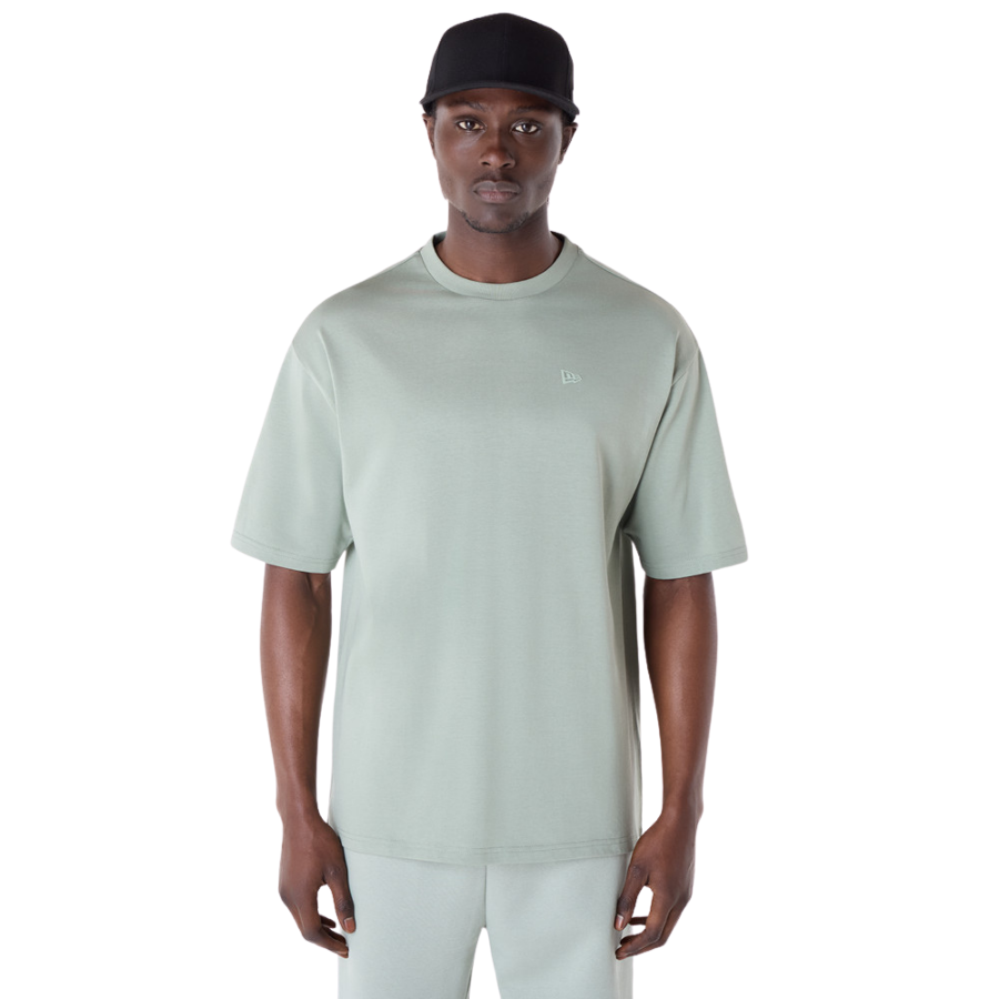 New Era Sticker Pastel Green Oversized T-Shirt