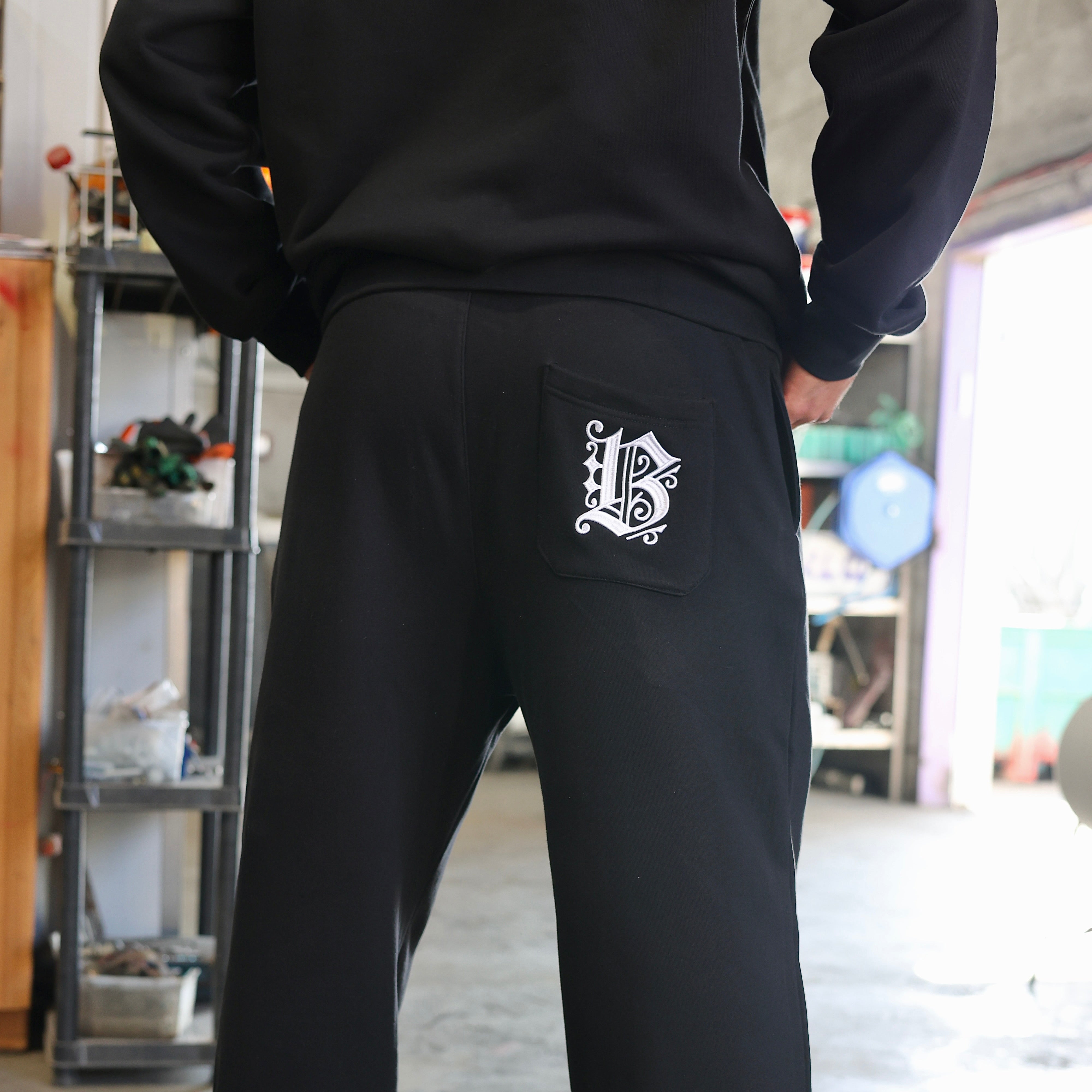 BUTTERFLY BOY JOGGERS- BLACK