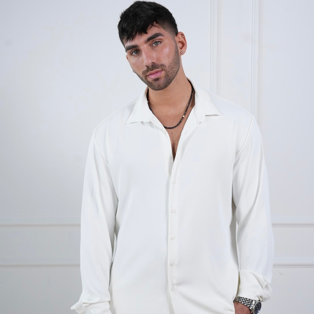 Elegant New York Shirt - White