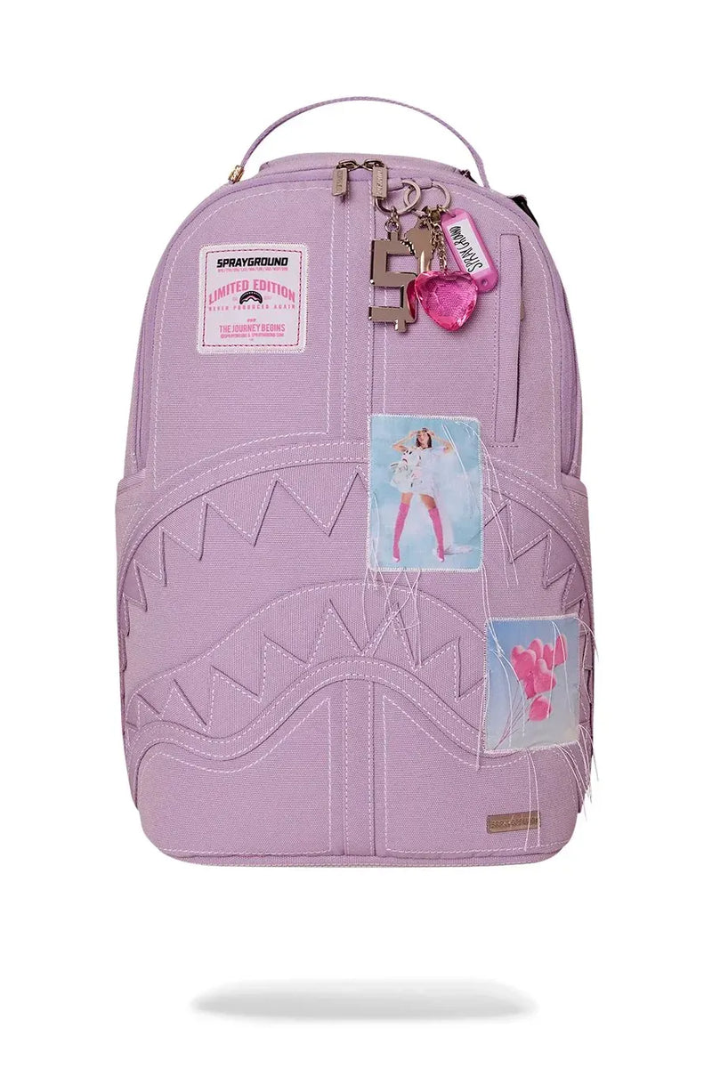 PURPLE DENIM PINK STITCH DLX-BACKPACK תיק גב