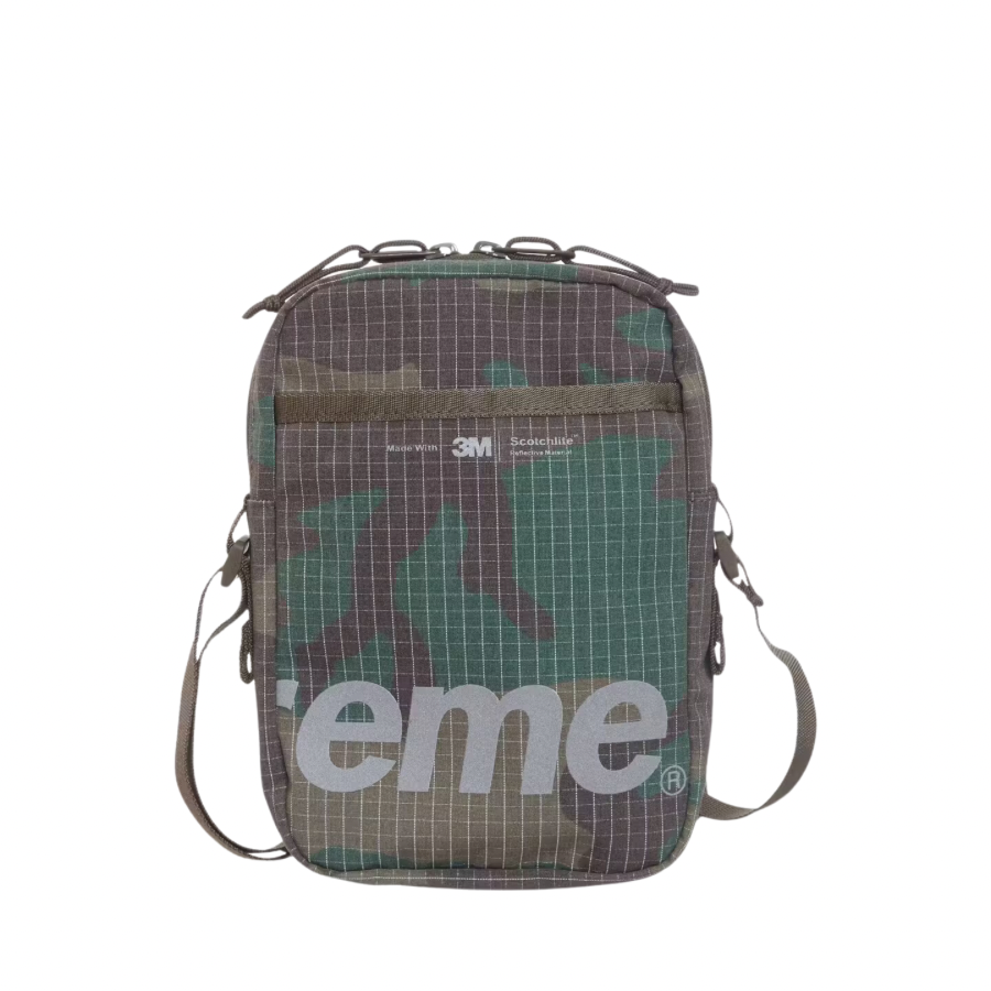 Supreme Shoulder Bag SS24 Woodland camo