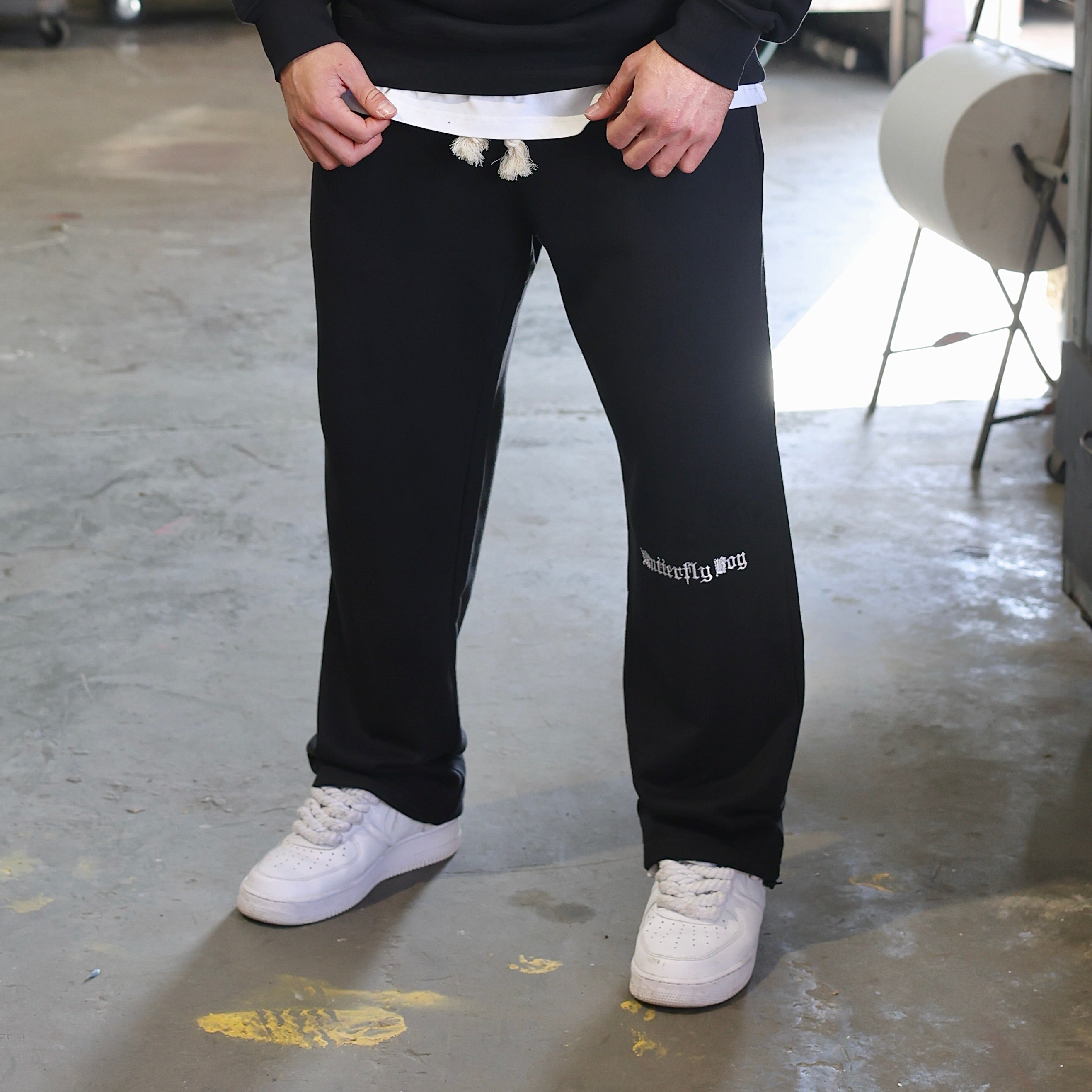 BUTTERFLY BOY JOGGERS- BLACK