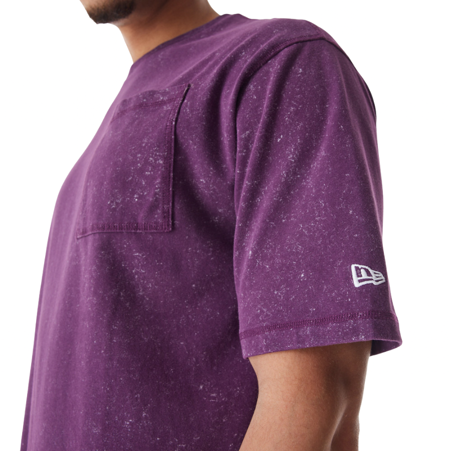 New Era Wash Dark Purple Oversized T-Shirt