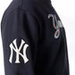 New York Yankees MLB Tartan Infill Black Crew Neck Sweater