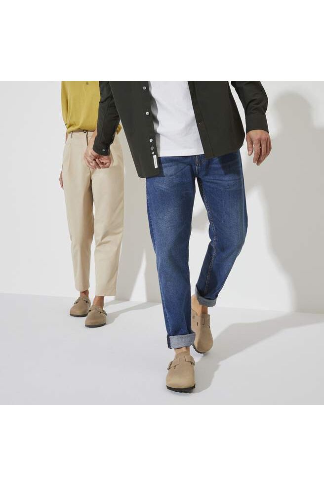 Birkenstok Boston Tabacco Brown כפכפי בירקנשטוק בוסטון יוניסקס חום טבק - Butterfly Sneakers