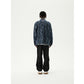 PRINT BUTTON FRONT DENIM JACKET Denim Blue - Butterfly Sneakers