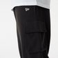 New Era Black Cargo Joggers