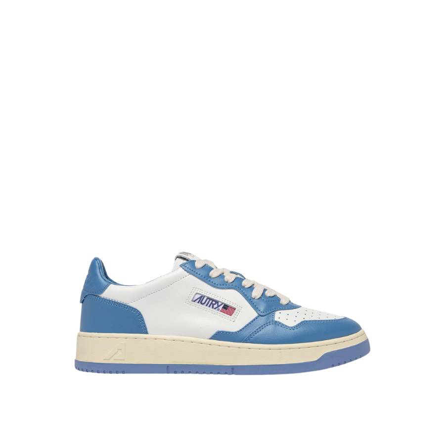 AUTRY SNEAKERS WHITE & AZURE