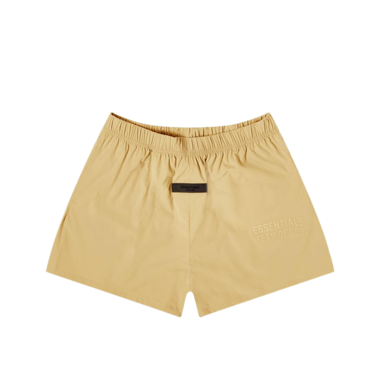 ESSENTIALS fear of god nylon shorts “light Tuscan”