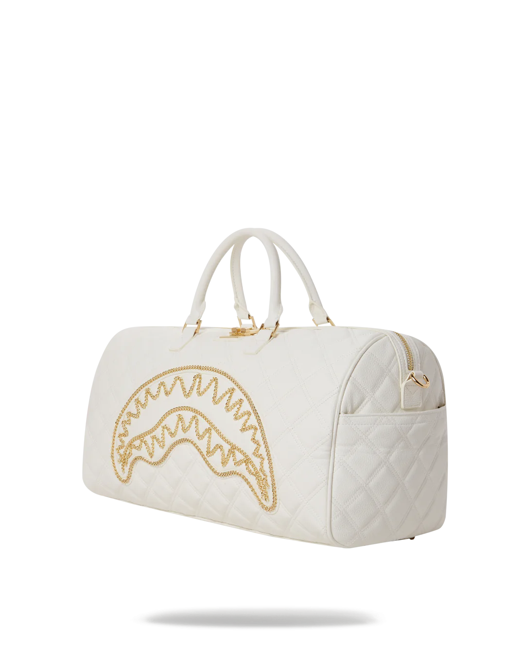 RIVIERA LE BLANC GOLD CHAIN SHARK DUFFLE