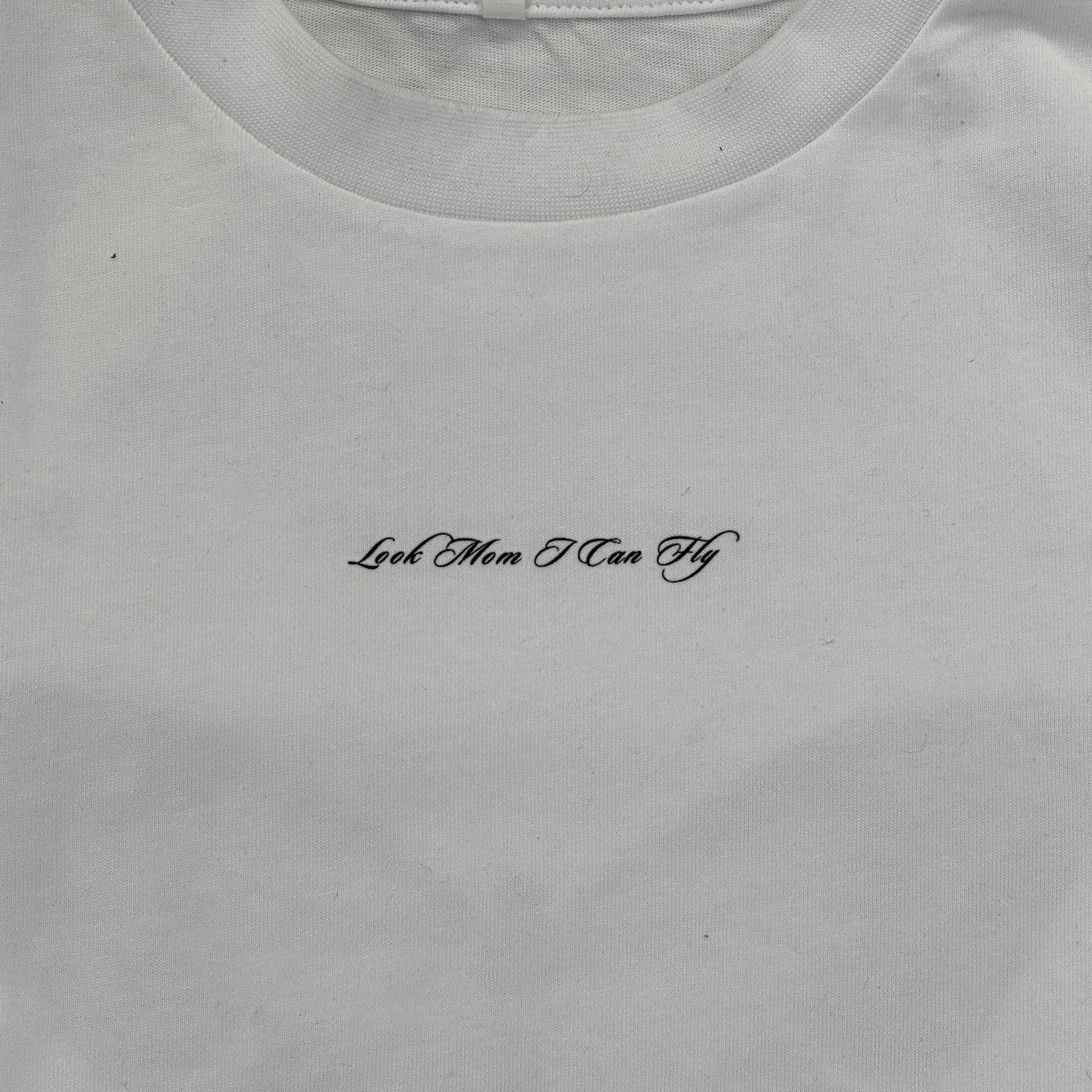 White Butterfly T-shirt - Butterfly Sneakers