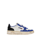 WHITE BLUE & BLACK