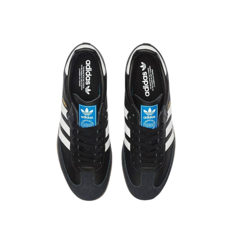 ADIDAS SAMBA OG SHOES black white gum