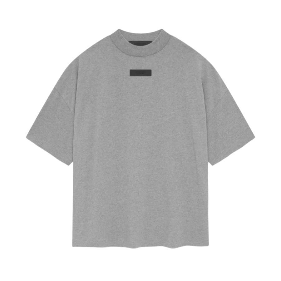 FEAR OF GOD ESSENTIALS Light Heather Grey Cotton-Blend Sweat Shirt