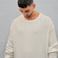 Butterfly Boy Signature Cable Knit
 - White
