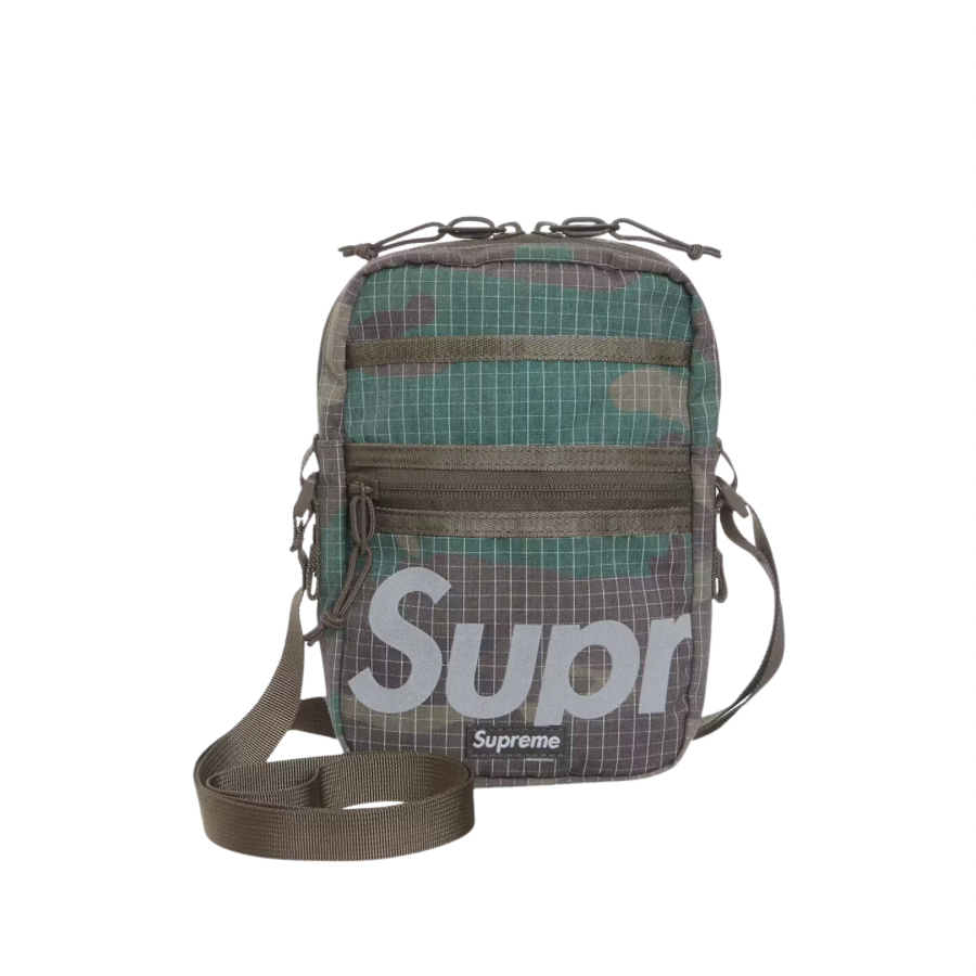 Supreme Shoulder Bag SS24 Woodland camo