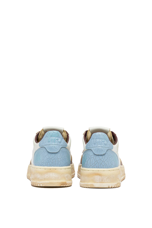 SUPER VINTAGE IN WHITE BLUE & TAUPE