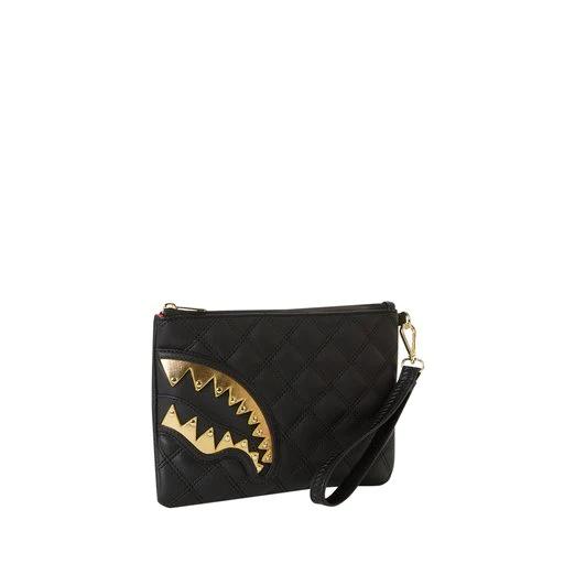 SPRAYGROUND BLACK MAMBA QUILTED CROSS OVER CLUTCH