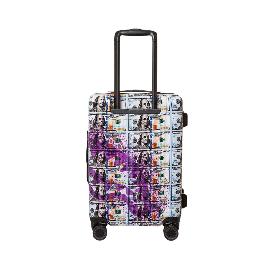 SPRAYGROUND MONEY SPLAT HARD SHELL CARRY-ON LUGGAGE