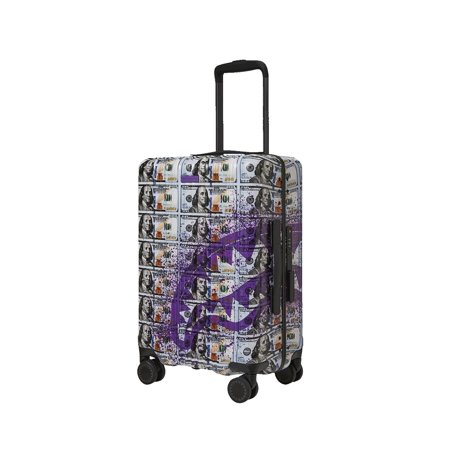 SPRAYGROUND MONEY SPLAT HARD SHELL CARRY-ON LUGGAGE