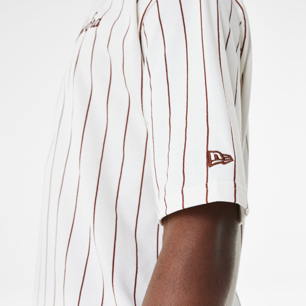 NE PINSTRIPE OS TEE NEWERA