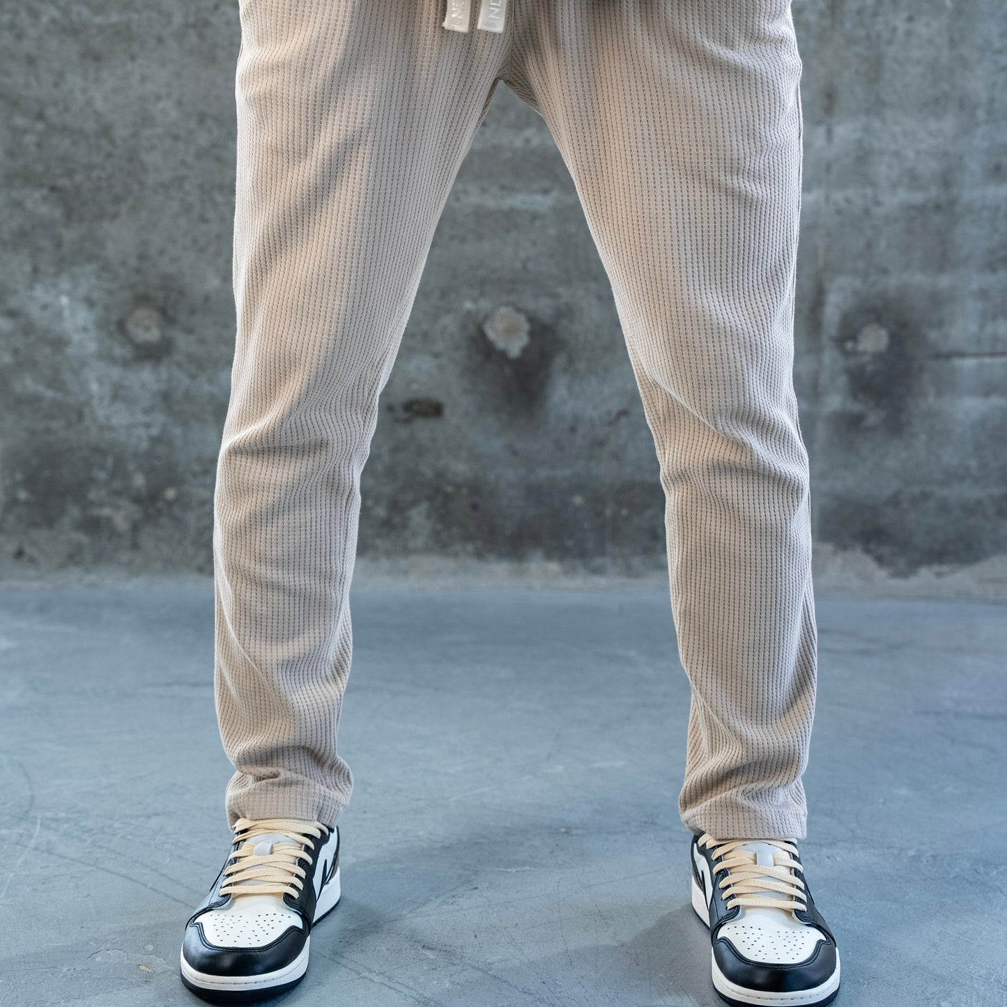 ELEGANT PANTS WAFFLE - MOCHA