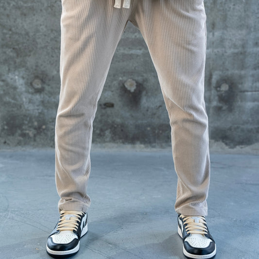 ELEGANT PANTS WAFFLE - MOCHA