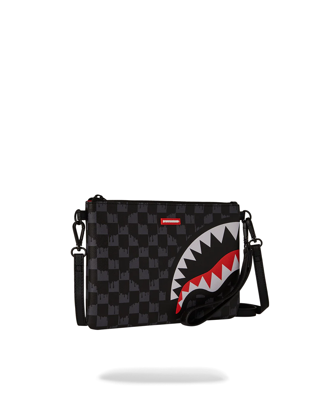 DRIP CHECK SHARK CROSSOVER CLUTCH W/ SHOUDLER STRAP