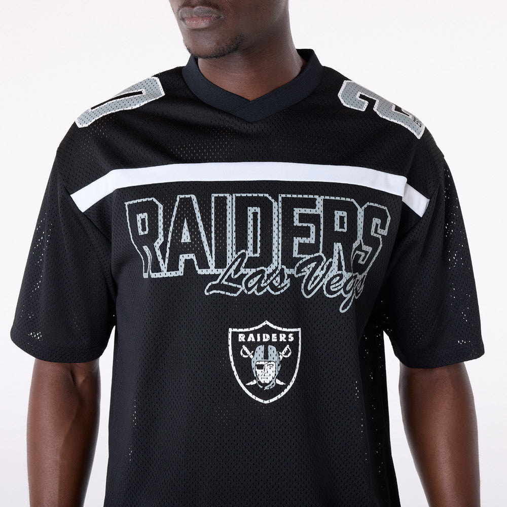 Las Vegas Raiders NFL Mesh Black T-Shirt New Era