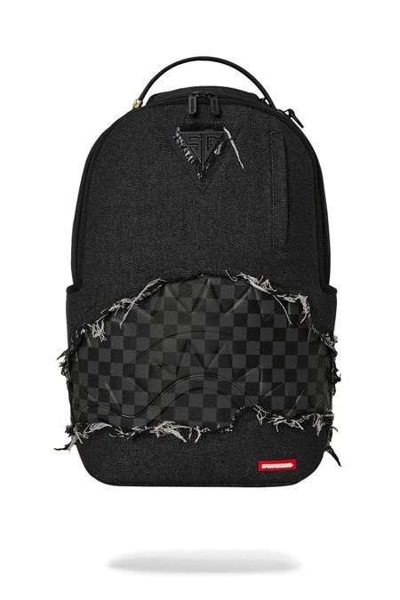 BLACK DENIM TEAR SHARK DLXSV BACKPACK תיק גב