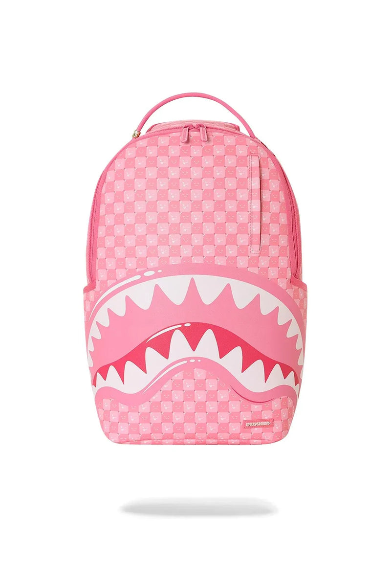PINK NEW CHECK FACES DLXSV BACKPACK תיק גב