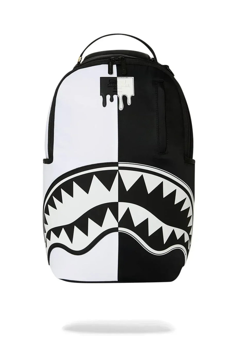 SHARK CENTRAL BLACK AND WHITE DLXS BACKPACK תיק גב