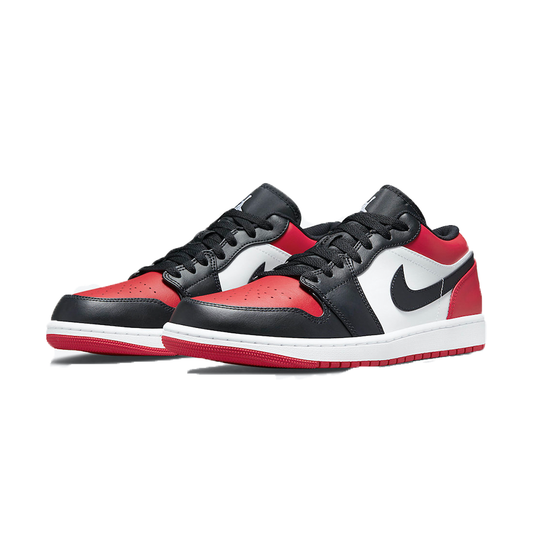 Jordan 1 low 'Bred toe' - Butterfly Sneakers