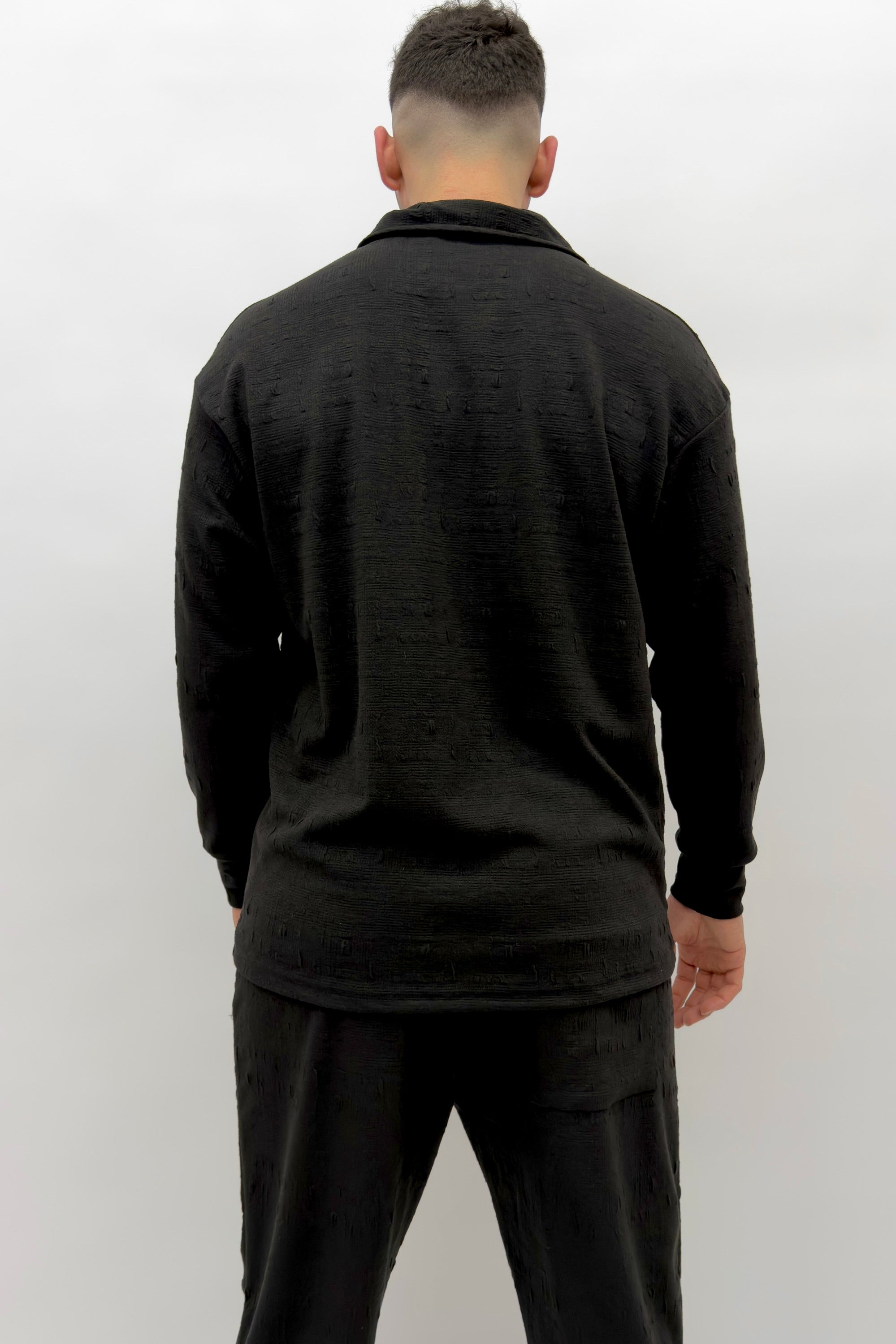 חולצת פשתן שרוול ארוך - Butterfly Sneakers