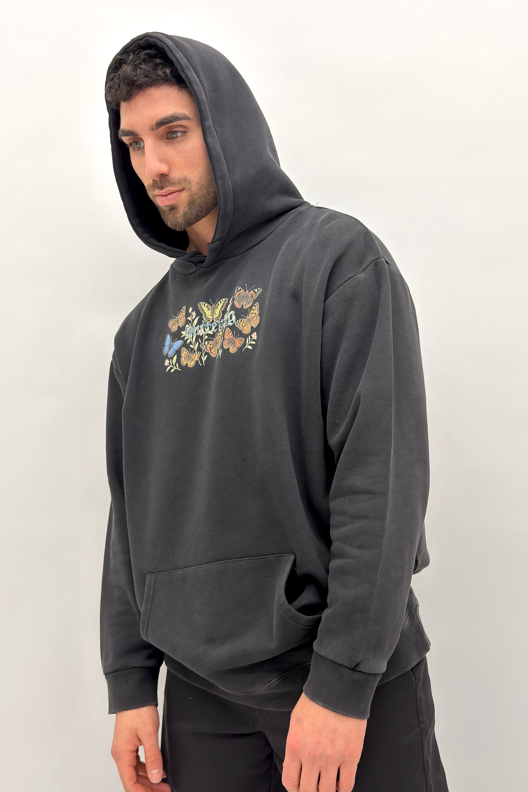 Flowers B Hoodie - Butterfly Sneakers