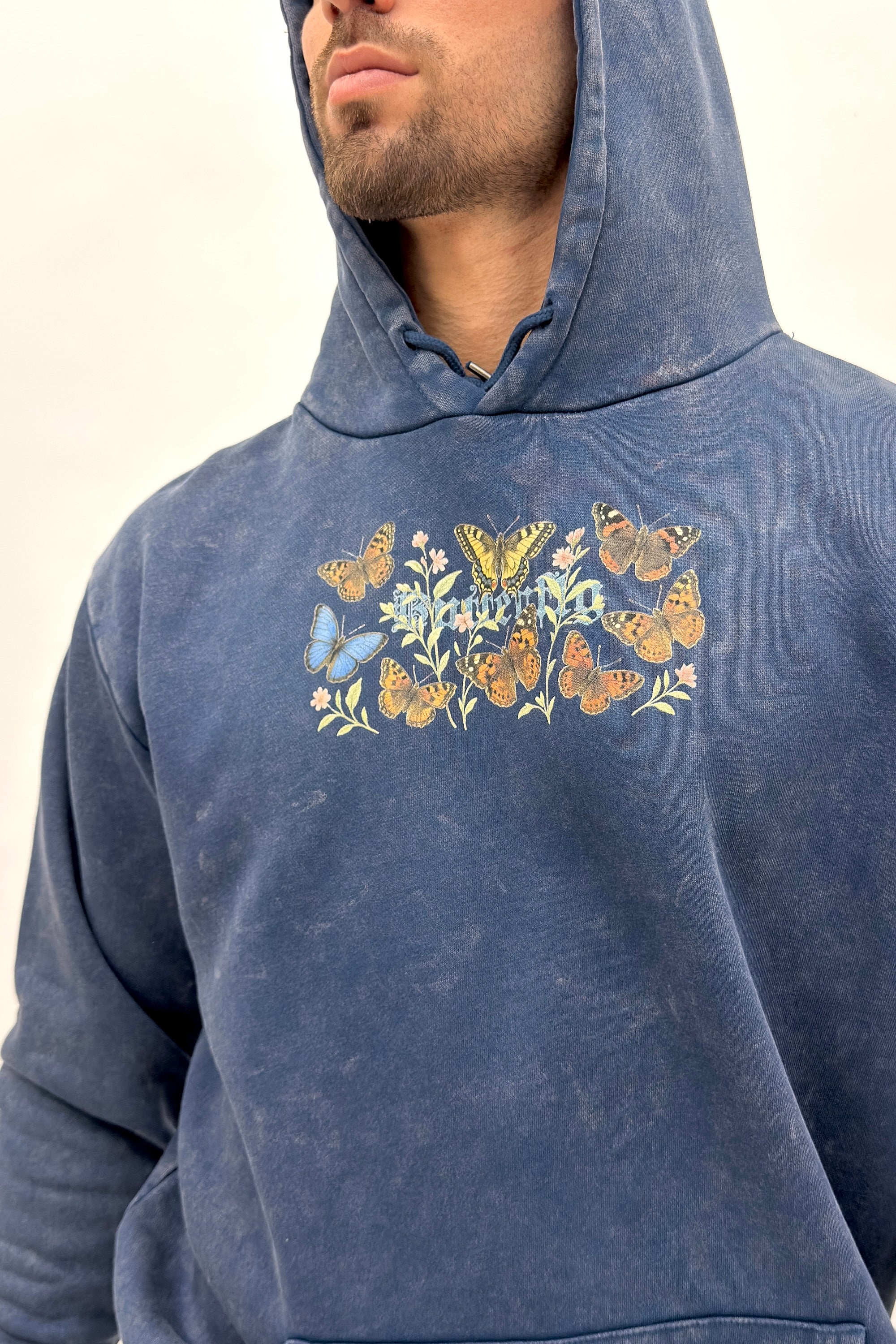 Flowers B Hoodie - Butterfly Sneakers