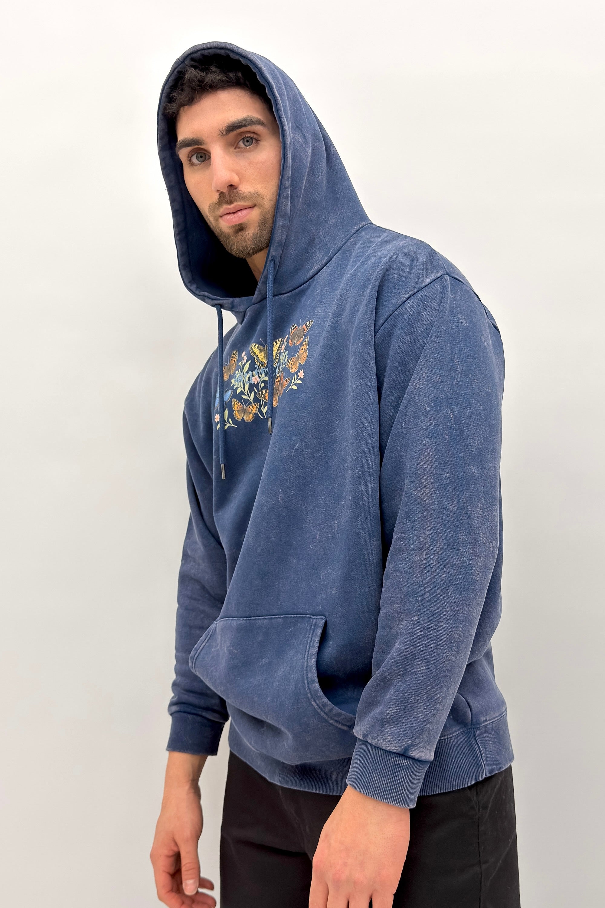 Flowers B Hoodie - Butterfly Sneakers