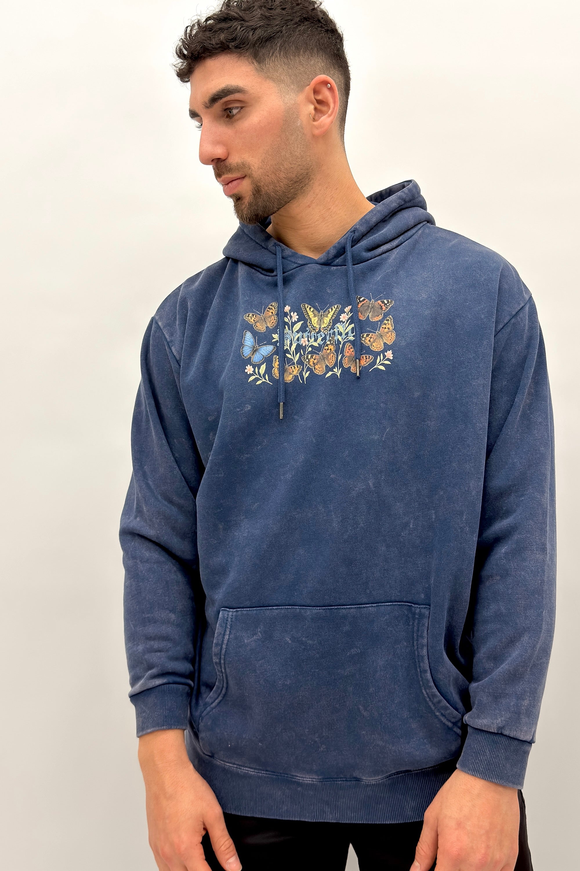 Flowers B Hoodie - Butterfly Sneakers